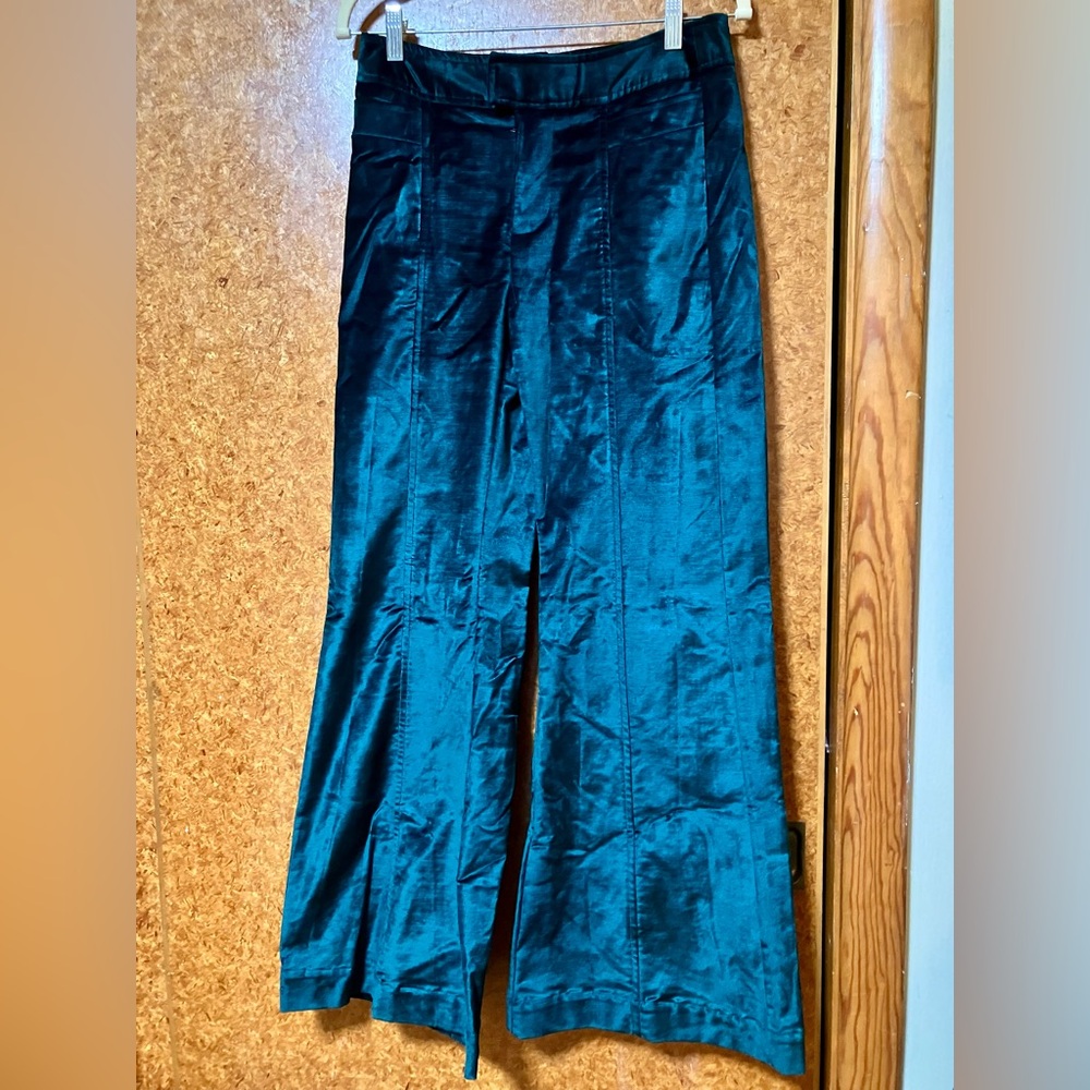Free People Velvet Flare Trousers Size 4